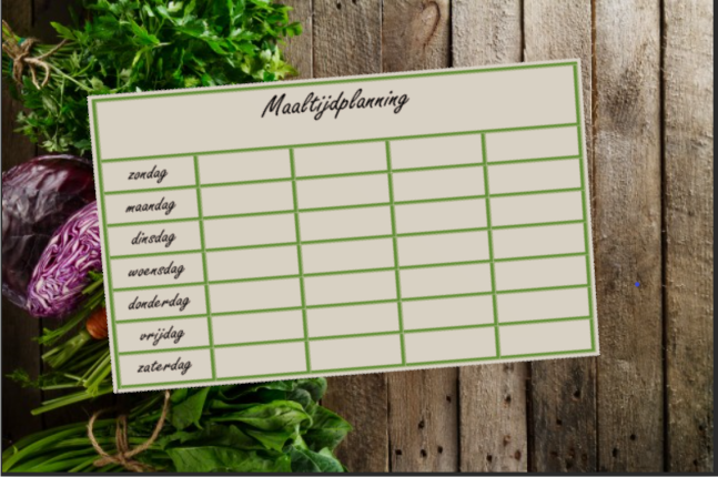 Maaltijdplanning